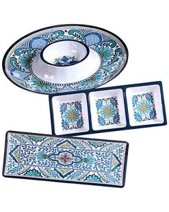 Melamine Talavera 3pc Hostess Set Home