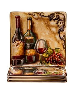 Tuscan View Set Of Four 10.75in Dinner Plates Home