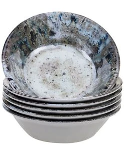 Melamine Set Of 6 Radiance Cream Bowl Home