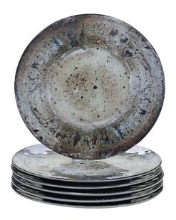 Melamine Set Of 6 Radiance Cream Dinner Home
