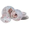 Melamine Sanibel 12pc Dinnerware Set Home