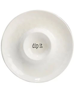 Just Words Chip & Dip Plate Home