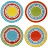 Mariachi Set Of Four Canape Plates Home