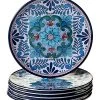Melamine Talavera Set Of 6 Salad Plates Home