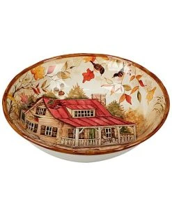 Alternative view of Pine Forest Serving Bowl Home
