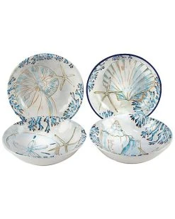 Playa Shells Set Of 4 Soup Bowl Home
