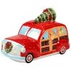 Home For Christmas 3D Truck Cookie Jar