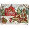 Hristmas On The Farm Rectangular Platter Home