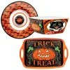 Scaredy Cat 3pc Heavy Weight Melamine Hostess Set Home