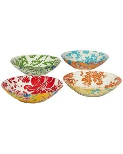 Damask Floral Set Of 4 Soup Bowl 4 Assorted Home -Certified shop 3050072866 RLLD 2