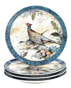 Harvest Gatherings Set Of 4 Dinner Plates Home
