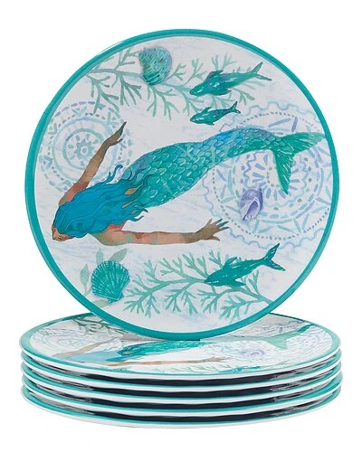 Serene Seas Salad Plates (Set Of 6) Home 1 Serene Seas Salad Plates (Set Of 6) Home