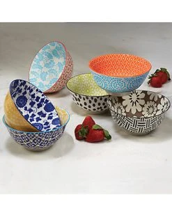 Alternative view of Melamine Set Of 6 Chelsea Porcelain Bowls Home