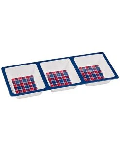 Patriotic Plaid 3pc Hostess Set Home -Certified shop 3050236699 RLLD 2