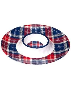 Patriotic Plaid 3pc Hostess Set Home -Certified shop 3050236699 RLLD 4