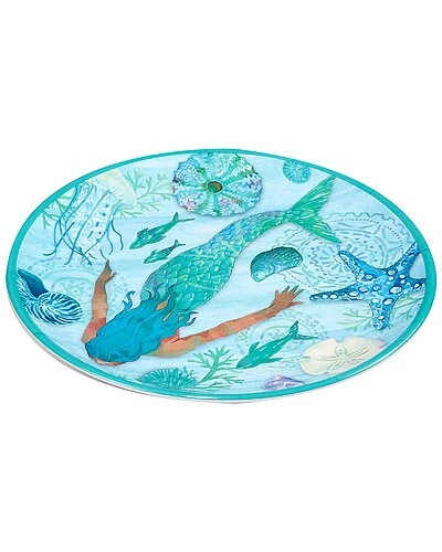 Serene Seas 2pc Platter Set Home 2 Serene Seas 2pc Platter Set Home - Image 2