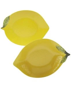 Melamine 3D Lemon Serving Set Home