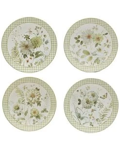 Green Fields Dinner Plates (Set Of 4) Home