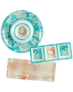 Spired Coast 3pc Hostess Set Home