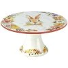 Easter Garden Pedestal Cake Plate Home