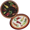 Melamine 2pc Red Hot Platter Set Home