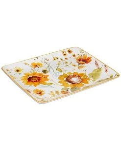 Sunflowers Forever Angular Platter Home -Certified shop 3050396560 RLLD 2