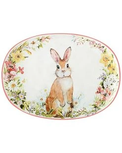 Easter Garden Oval Platter Home