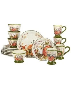 Harvest Morning 16Pc Dinnerware Set Home