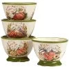 Harvest Morning Set Of 4 Ice Cream Bowls Home