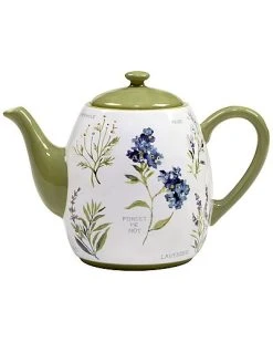Fresh Herbs Teapot Home