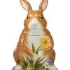 Easter Garden 3D Bunny Cookie Jar Home