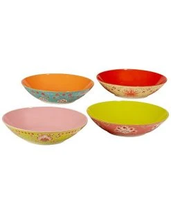Francesca Set Of 4 Soup Bowl 4 Assorted Home -Certified shop 3050476825 RLLD 6