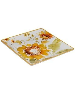 Alternative view of Sunflowers Forever Square Platter Home