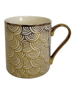 Gold Plated Mosaic Mugs Set Of 6 Home -Certified shop 3050499613 RLLD 3
