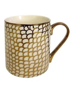 Gold Plated Mosaic Mugs Set Of 6 Home -Certified shop 3050499613 RLLD 6