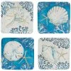 Playa Shells Set Of 4 Canape Plates Home