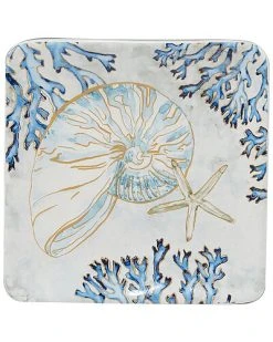 Playa Shells Set Of 4 Canape Plates Home -Certified shop 3050544858 RLLD 5