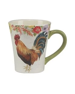 Floral Rooster Mugs (Set Of 4) Home 8 Floral Rooster Mugs (Set Of 4) Home -Certified shop 3050557269 RLLD 4