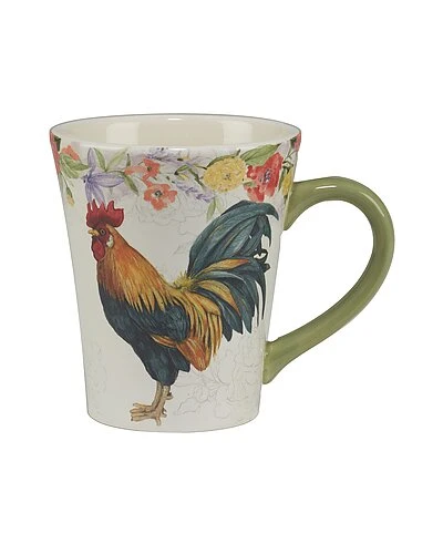 Floral Rooster Mugs (Set Of 4) Home 5 Floral Rooster Mugs (Set Of 4) Home - Image 5