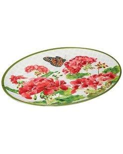 Geraniums 2pc Platter Set Home 5 Geraniums 2pc Platter Set Home -Certified shop 3050557277 RLLD 3