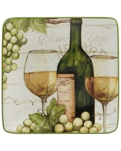 Alternative view of Meadow Brook Vineyard Canape Plates (Set Of 4) Home