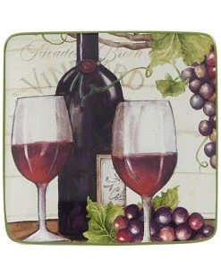 Meadow Brook Vineyard Canape Plates (Set Of 4) Home 5 Meadow Brook Vineyard Canape Plates (Set Of 4) Home -Certified shop 3050557316 RLLD 3