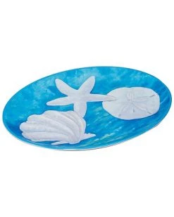 Ocean Beach 2pc Platter Set Home -Certified shop 3050557340 RLLD 3