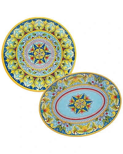 Palermo 2pc Platter Set Home 1 Palermo 2pc Platter Set Home