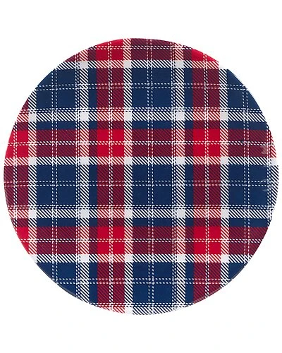 Patriotic Plaid 12pc Dinnerware Set Home 3 Patriotic Plaid 12pc Dinnerware Set Home - Image 3
