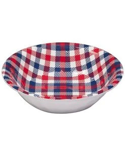 Patriotic Plaid 12pc Dinnerware Set Home 7 Patriotic Plaid 12pc Dinnerware Set Home -Certified shop 3050557351 RLLD 4