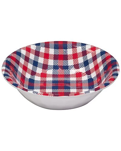 Patriotic Plaid 12pc Dinnerware Set Home 4 Patriotic Plaid 12pc Dinnerware Set Home - Image 4
