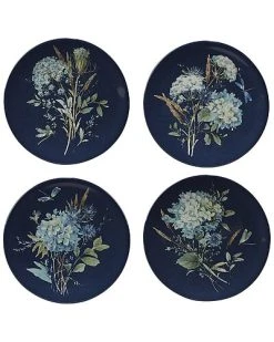 Bohemian Blue Set Of 4 Salad Plates Home