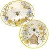 Bee Sweet 2pc Platter Set Home