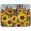 Sunflower Bouquet Rectangular Platter Home